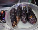 A picture of step 2 of Grilled aubergine.