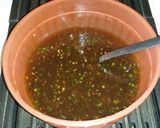 A picture of step 1 of Spicy Peach Glazed Chicken.