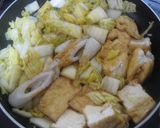 A picture of step 2 of My Mother's Chinese Cabbage and Astuage with Eggs.