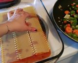 A picture of step 5 of Farmers Market Veggie Lasagna.