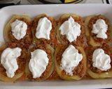 Töltött burgonya recept fázis 4 fotója