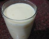 A picture of step 4 of Mango shake.