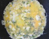 A picture of step 2 of Dill & Cottage Cheese Frittata.