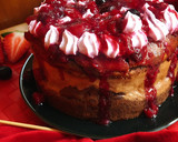 Foto del paso 8 de la receta: Cheesecake triple chocolate saludable con cobertura de frutos rojos