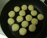 A picture of step 1 of Okara Mochi Pizza Bites.
