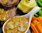 Foto langkah ke 5 dari resep Japanese Hamburg Steak.