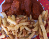 Foto del paso 12 de la receta: Patatas fritas en airfryer con costillejas y tomate