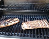 A picture of step 2 of Jamaican jerk pineapple ribs.