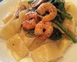 A picture of step 6 of Shrimp Cream Pasta with Fresh Pasta.