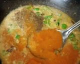 A picture of step 9 of Shahi dum biryani in microwave.