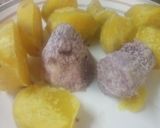 A picture of step 1 of Sweet potatoes and arrow roots.