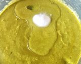 A picture of step 3 of Green Moong Dhokla.