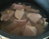 Foto del paso 1 de la receta: Potaje de garbanzos y chuletas ahumadas de cerdo