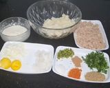A picture of step 1 of Potato Malai cutlets 2 way.