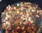 Foto del paso 3 de la receta Nachos con pollo y verduras salteadas