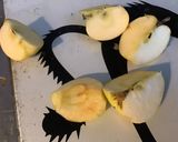 Une image de l'étape 3 de Tarte aux pommes du jardin et pralin,pâte brisée au café.