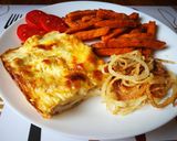 Sajtos-tejszínes csirkemell (gluténmentes) recept fázis 7 fotója