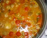 A picture of step 1 of Thai panang curry.