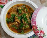 A picture of step 4 of Chicken korma.