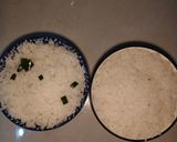 Foto langkah ke 10 dari resep Nasi Tim Ayam Jamur.