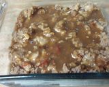 A picture of step 2 of L/O Meatloaf Shepard's Pie.