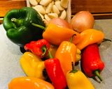 A picture of step 4 of Crockpot Colorful Chicken 🐔, Peppers 🌶 and Garbanzo Stew.