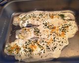 Foto del paso 5 de la receta Filetes de Merluza con Bechamel sin Gluten y sin Lactosa al Horno o a tu Gusto