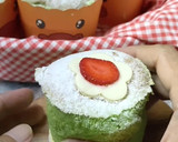 Foto langkah ke 7 dari resep Pandan Hokkaido Chiffon Cupcake (817).