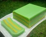 Foto langkah ke 12 dari resep Pandan Puding Gell Custard Cake.
