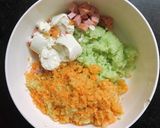 Hình bước làm 2 của món Cháo rau củ không tinh bột