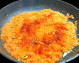 A picture of step 3 of Creamy paneer capsicum subji.