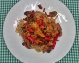 Foto del paso 7 de la receta: Pasta china con pechuga de pollo y salsa de soja