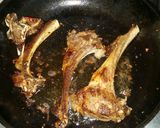 A picture of step 3 of Pan fried Goat ribs.