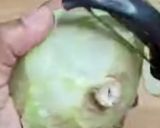 A picture of step 1 of Kohlrabi muthiya (khol khol).