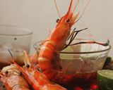 Hình bước làm 4 của món Tôm nướng chấm sốt Thái