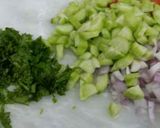 A picture of step 2 of Macaroni and Vegetable Salad.