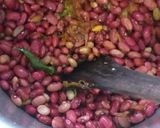 A picture of step 4 of Beans in coconut served with ugali#coconut/tamarind contest.