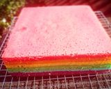 Foto langkah ke 4 dari resep Mini rainbow roll cake.