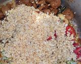 A picture of step 4 of Moong Dal & Soya Chunk Rice.