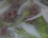 Hình bước làm 3 của món Canh cải thảo thịt băm