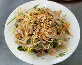Hình bước làm 7 của món Nộm tai heo xoài xanh