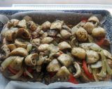 Sült tarja fűszeres gombával recept fázis 3 fotója