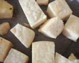 A picture of step 7 of Moong dal dhokla.