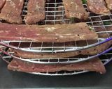 A picture of step 5 of Dr. Pepper Jalapeño Beef Jerky.