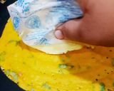 A picture of step 3 of Leftover Rice Cheela.