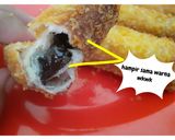 Foto langkah ke 8 dari resep 18. Roti Goreng isi Coklat (gampang, murah, no ribet).