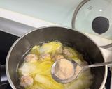15分鐘完成湯品｜白菜肉丸香菇風味蛋花湯的食譜步驟3照片