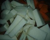 Hình bước làm 1 của món Bánh Canh Chay
