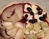 Foto del paso 4 de la receta Pizza 4 estaciones 🇮🇹