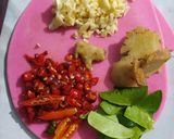 Foto langkah ke 2 dari resep Tempe Kecap Pedas Manis Bumbu Iris.
